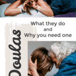 doula helping birthing mother