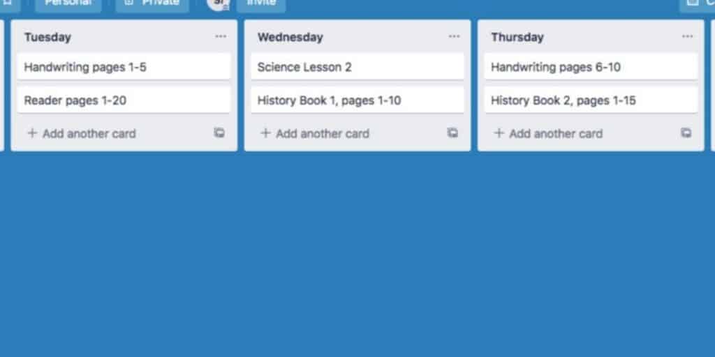 Trello for Homeschool Planning a DIY online planner