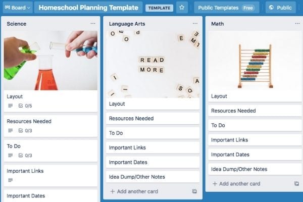 planning your homeschool year using trello to organize your life as a mom