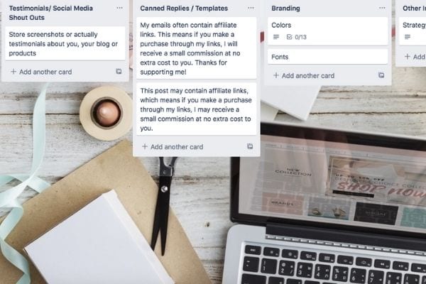 work from home moms and side-hustle moms can use these Trello ideas to organize work