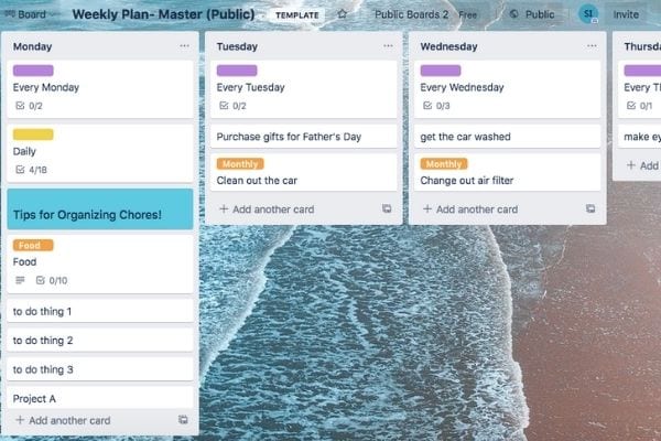 How to use Trello for personal life by planning your week