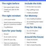 Mom Morning Routine Checklist for Busy Moms