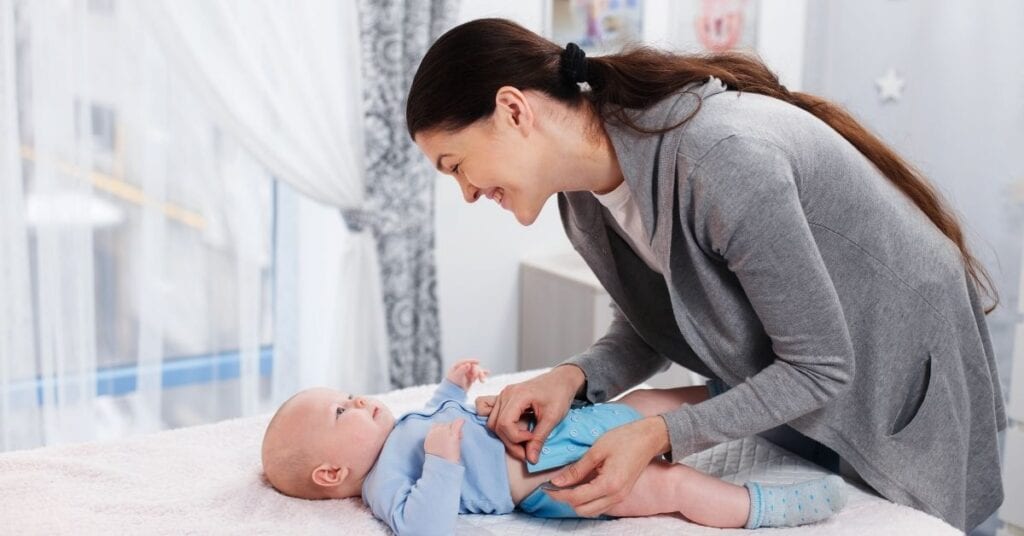 mom happy with the cheapest way to cloth diaper