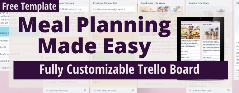 meal planning trello board