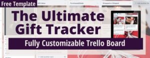 gift tracker on trello