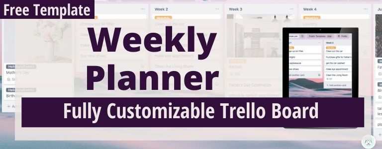weekly trello planner