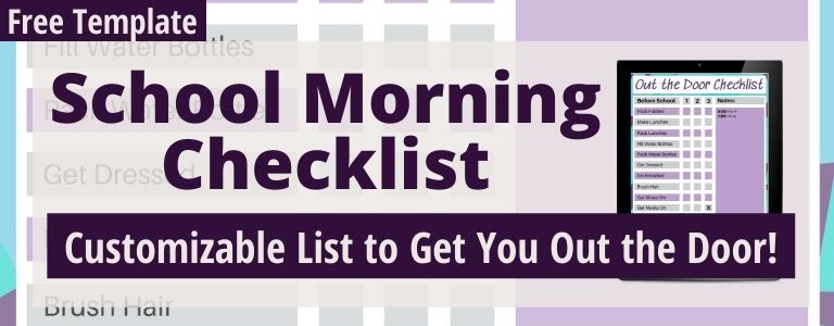 School Morning Checklist