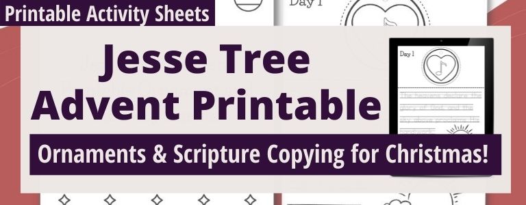 Jesse Tree Advent Printable