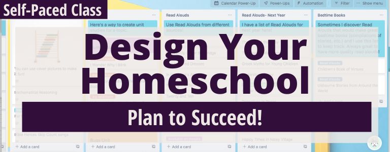 design your homeschool class