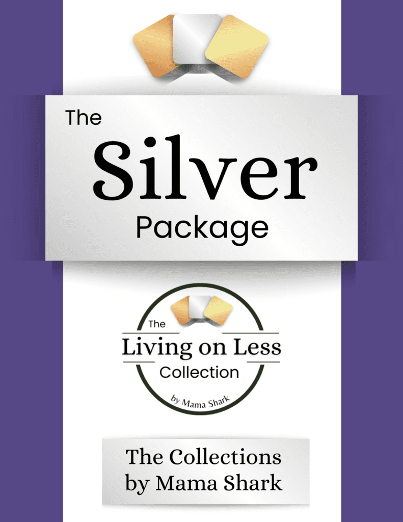 the silver package of the living on less collection