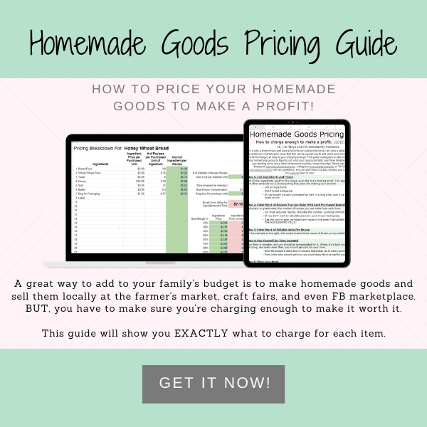 pricing guide for living on less