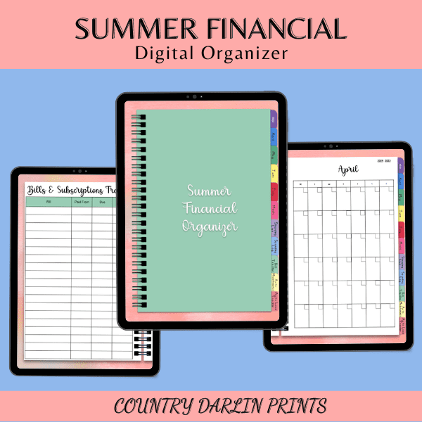 summer financial planner
