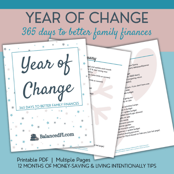 Year of change for living on less